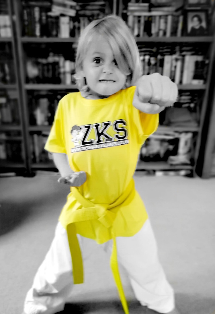 Mini Ninja child training martial arts